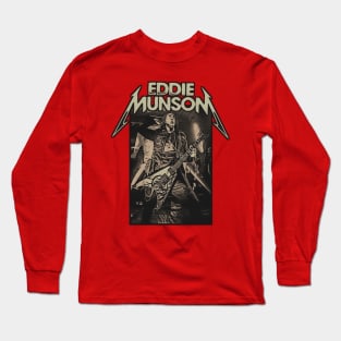 Emboss Eddie fanart Long Sleeve T-Shirt